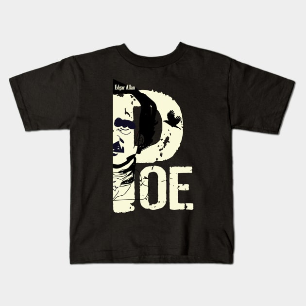 Poe Kids T-Shirt by katklaus